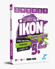 Pruva Akademi 5. Sınıf İkon Matematik Konu Anlatımlı Etkinlikli Fasikül Set