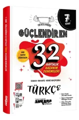 7. SINIF GÜÇLENDİREN 32 HAFTALIK TÜRKÇE DENEME