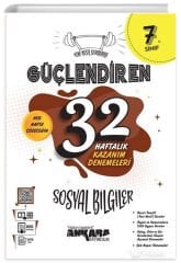 7. SINIF GÜÇLENDİREN 32 HAFTALIK SOSYAL BİLGİLER DENEME