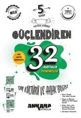 5. Sınıf 32 Haftalık Din Kültürü ve Ahlak Bilgisi Güçlendiren Denemeleri