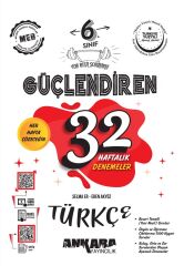 6. Sınıf 32 Haftalık Türkçe Güçlendiren Kazanım Denemeleri