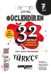 7. Sınıf 32 Haftalık Türkçe Güçlendiren Kazanım Denemeleri