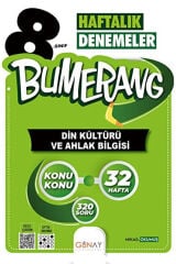 Bumerang Din Kültürü ve Ahlak Bilgisi Haftalık Denemeler