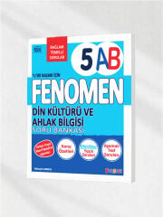 5. Sınıf Din Kültürü Fenomen Soru Bankası 5AB - Konu Özetli, Etkinlikli ve Yazılı Soruları (Fenomen Yayınları)