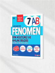 7. Sınıf Din Kültürü Fenomen Soru Bankası 7AB - Konu Özetli, Etkinlikli ve Yazılı Soruları (Fenomen Yayınları)
