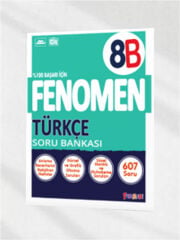 Fenomen Yayınları 8. Sınıf 8B Türkçe Soru Bankası - Sözel Mantık, Grafik Okuma & LGS Hazırlık