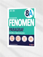 Fenomen Yayınları 8. Sınıf 8A Paragraf Soru Bankası - Konu Özetli, Örnek Sorular & Aşamalı Testler (LGS Hazırlık)