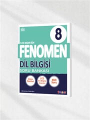 Fenomen Yayınları 8. Sınıf Dil Bilgisi Soru Bankası - Konu Özetli, LGS Dil Bilgisi Denemesi & LGS Hazırlık