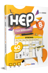 Hiper Zeka Yayınları 8. Sınıf HEP Fen Bilimleri 40 Haftalık Deneme - LGS Hazırlık