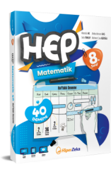 Hiper Zeka Yayınları 8. Sınıf HEP Matematik 40 Haftalık Deneme - LGS Hazırlık