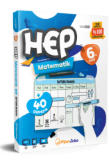 Hiper Zeka Yayınları 6. Sınıf HEP Matematik 40 Haftalık Deneme - Türkiye Yüzyılı Maarif Modeline Uygun