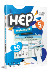 Hiper Zeka Yayınları 5. Sınıf HEP Matematik 40 Haftalık Deneme - Okula Yardımcı & Sınavlara Hazırlık