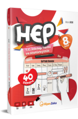 Hiper Zeka Yayınları 8. Sınıf HEP T.C. İnkılap Tarihi ve Atatürkçülük 40 Deneme - LGS Hazırlık & Yeni Müfredat Uyumlu
