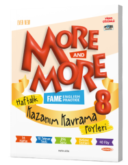 More and More Yayınları 8. Sınıf Fame English Practice Haftalık Kazanım Kavrama Föyleri - LGS Hazırlık & Video Çözümlü