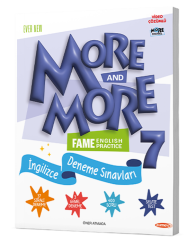 More and More Yayınları 7. Sınıf Fame English Practice İngilizce Deneme Sınavları - Okula Yardımcı & Video Çözümlü