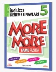 More and More Yayınları 5. Sınıf Fame English Practice İngilizce Deneme Sınavları - Okula Yardımcı & Video Çözümlü
