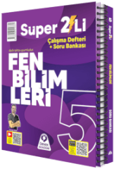 Örnek Akademi 5. Sınıf Fen Bilimleri Super 2'li Çalışma Defteri + Soru Bankası - Okula Yardımcı & Video Çözümlü