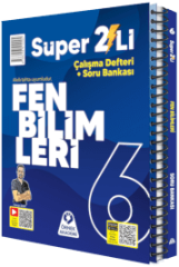 Örnek Akademi 6. Sınıf Fen Bilimleri Super 2'li Çalışma Defteri + Soru Bankası - Okula Yardımcı & Video Çözümlü