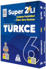 Örnek Akademi 6. Sınıf Türkçe Super 2'li Çalışma Fasikülleri + Ödev Soru Bankası - Okula Yardımcı & Video Çözümlü