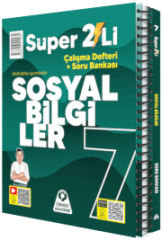 Örnek Akademi 7. Sınıf Sosyal Bilgiler Super 2'li Çalışma Defteri + Soru Bankası - Okula Yardımcı & Video Çözümlü
