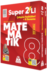 Örnek Akademi 8. Sınıf Matematik Super 2'li Çalışma Fasikülleri + 8 Deneme - Okula Yardımcı & Video Çözümlü
