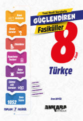 Ankara Yayıncılık 8. Sınıf Türkçe Güçlendiren Fasiküller - Konu Anlatımlı & 1052 Soru Bankası