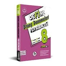 Define Yayınları 8. Sınıf Fen Bilimleri Branş Denemeleri