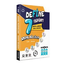 Define Yayınları 7. Sınıf Sosyal Bilgiler Fasikülleri