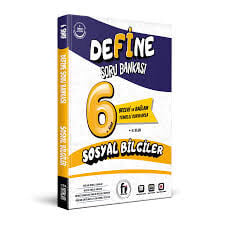 Define Yayınları 6. Sınıf Sosyal Bilgiler Soru Bankası