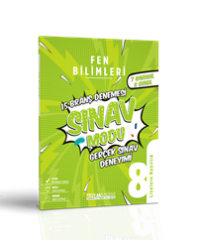 Sınav Modu Gerçek Sınav Deneyimi 8. Sınıf Fen Bilimleri 15 Branş Denemesi (7 Sarmal + 8 Genel)