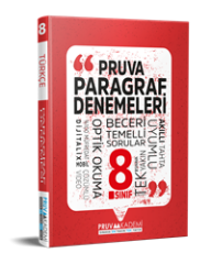Pruva Paragraf Denemeleri 8. Sınıf Türkçe